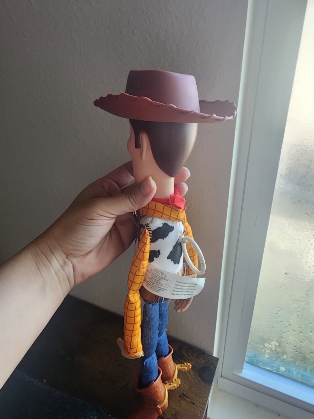 Disney Pixar Toy Story 4 Woody 16" Thinkway Talking Pull String Figure 2019 Hat - Picture 4 of 5